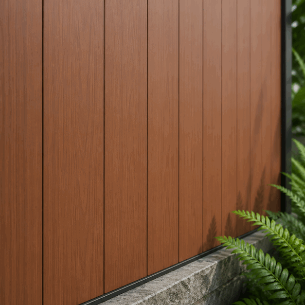 bề mặt Tấm Ốp ASA Red Wood