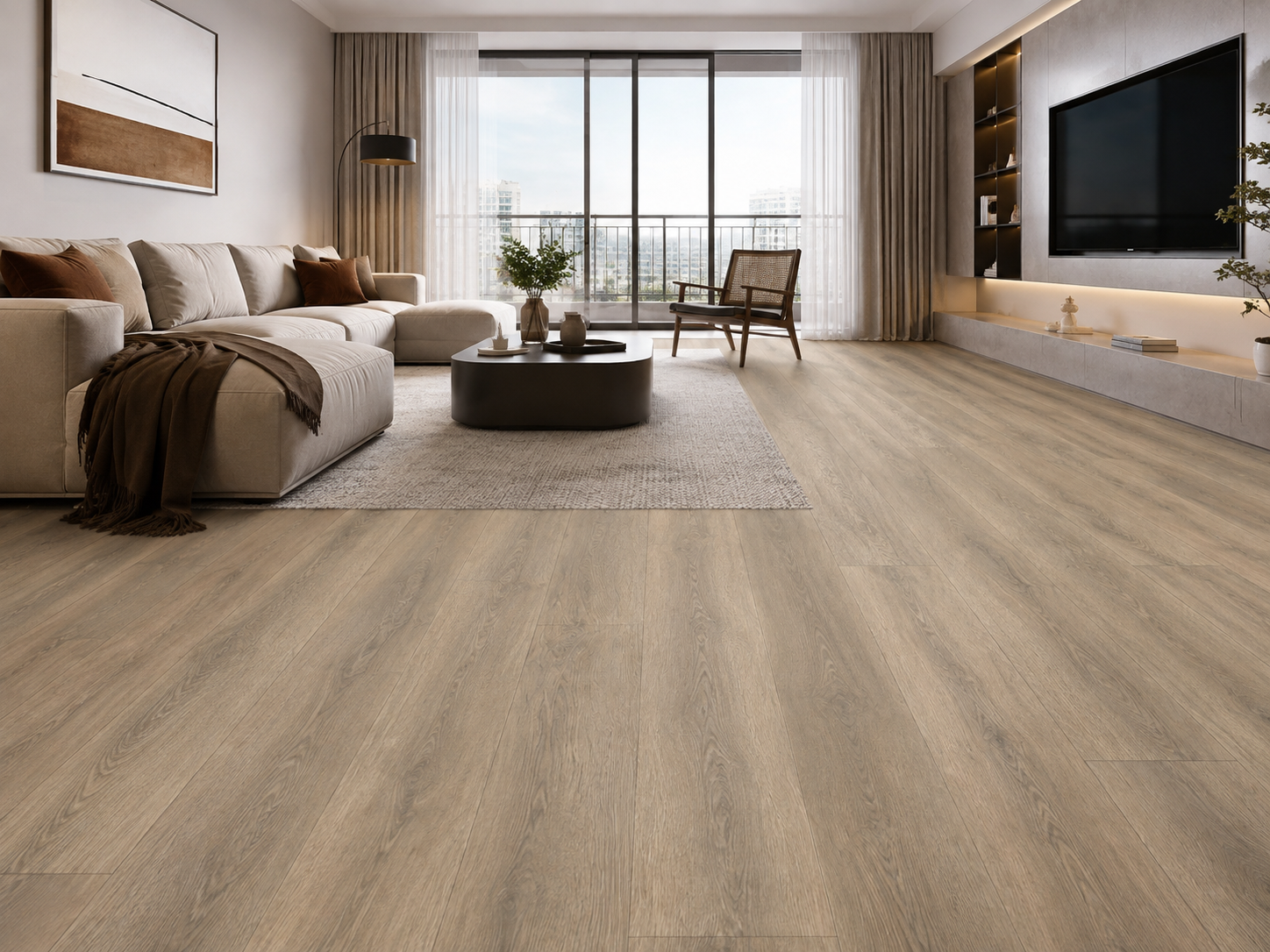 công trình Sàn Nhựa Hèm Khóa 8mm SG PLUS-805