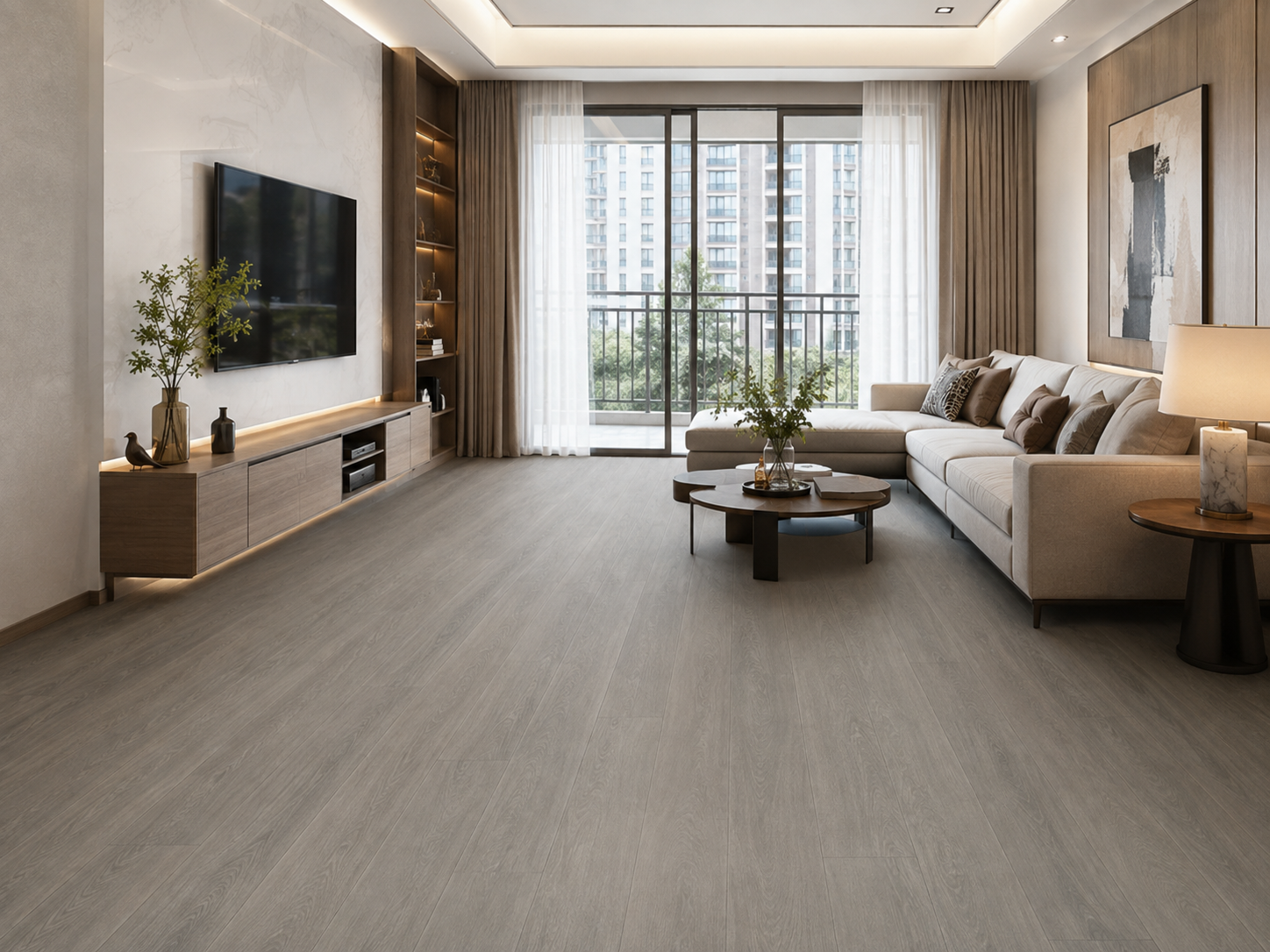 công trình Sàn Nhựa Hèm Khóa 8mm SG PLUS-807