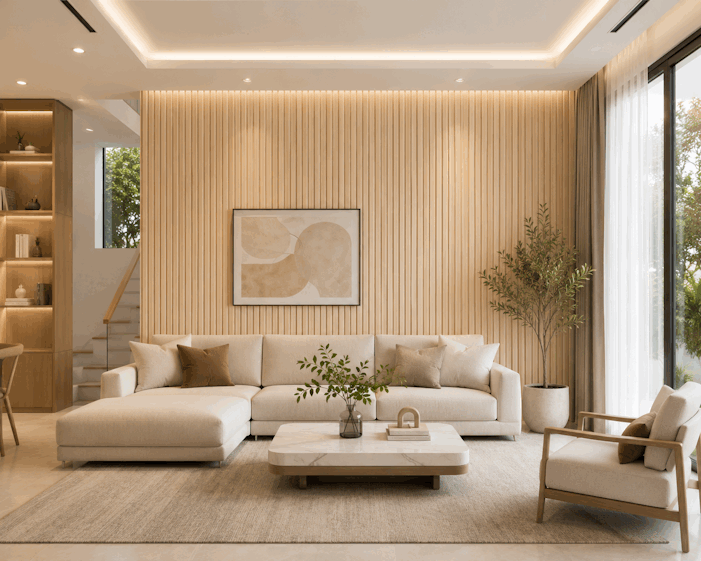 Tấm Ốp Lam 4 Sóng Cao SG-07 ốp phòng khách