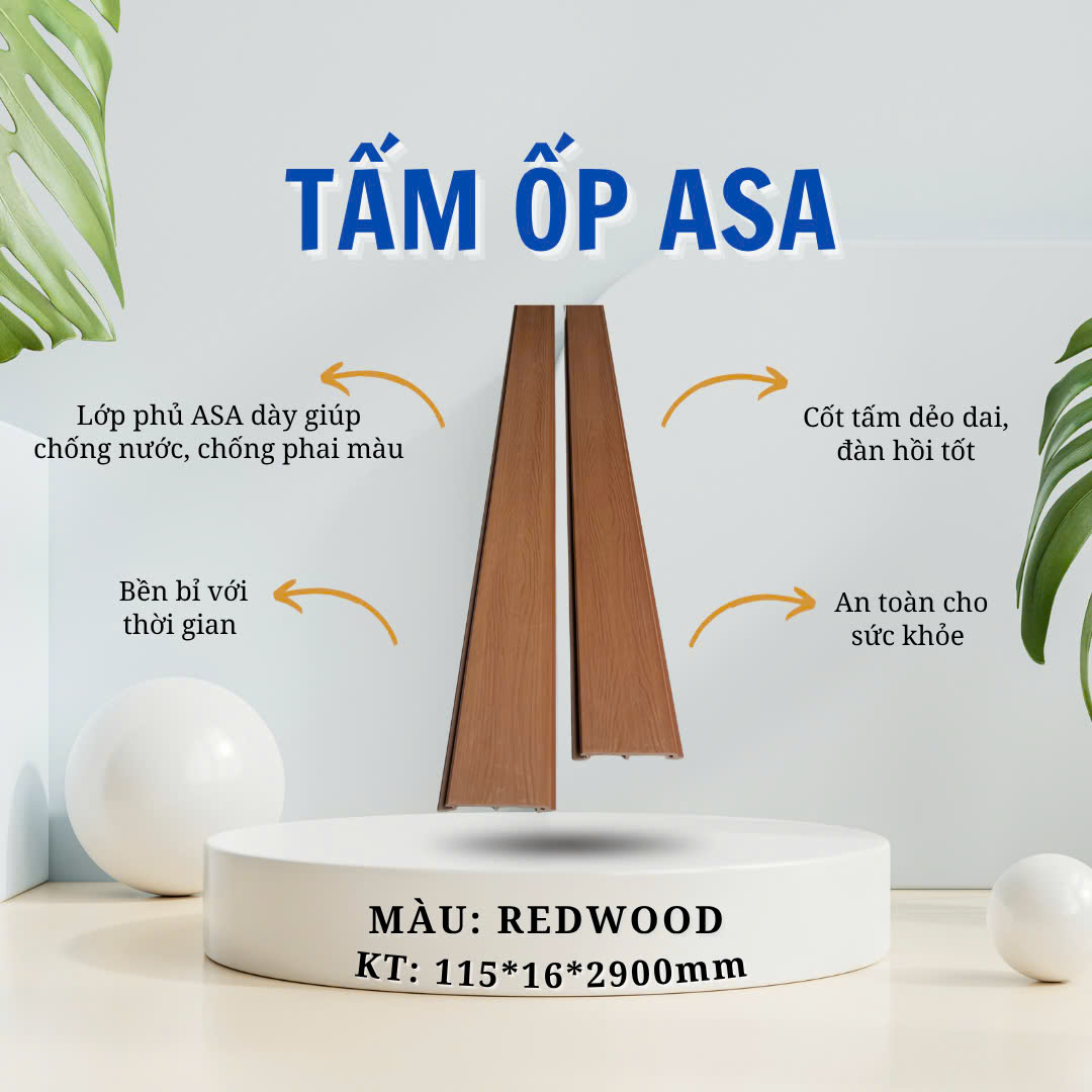 Tấm Ốp ASA Red Wood