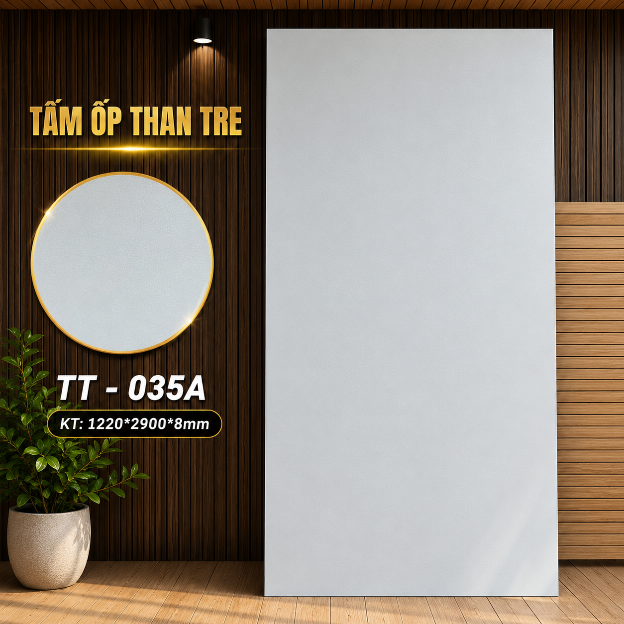 Tấm ốp than tre TT-035A