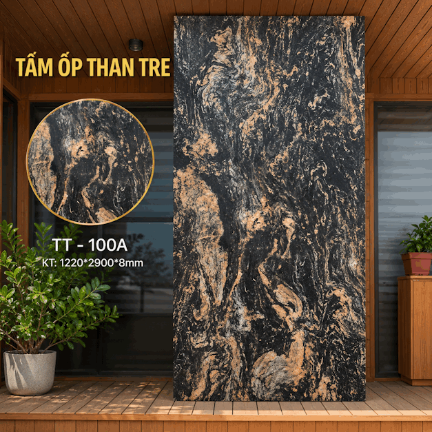 Tấm ốp than tre TT-100A
