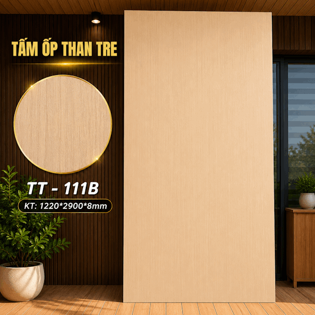 Tấm ốp than tre TT-111B