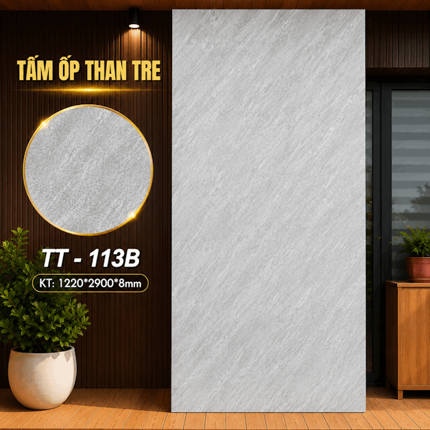 Tấm ốp than tre TT-113B
