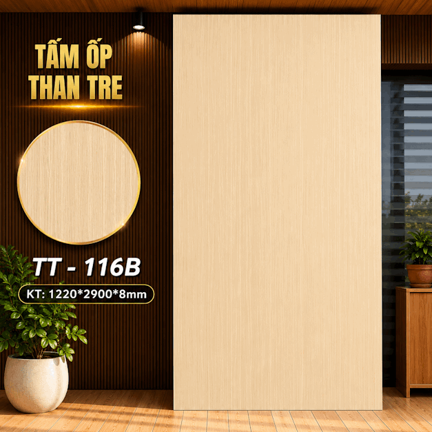 Tấm ốp than tre TT-116B