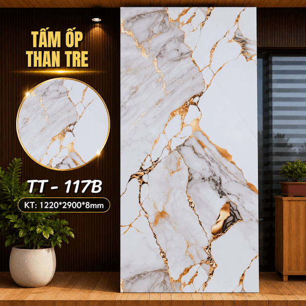 Tấm ốp than tre TT-117B