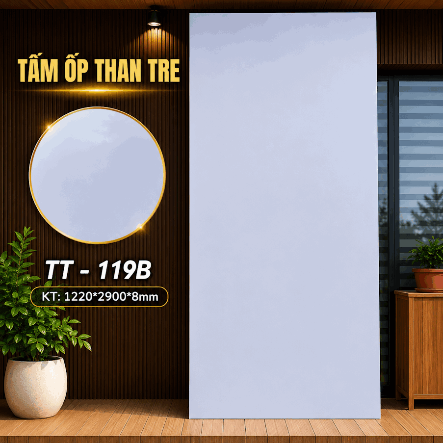 Tấm ốp than tre TT-119B