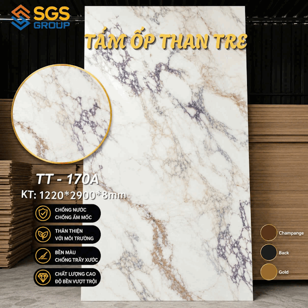 Tấm ốp than tre TT-170A