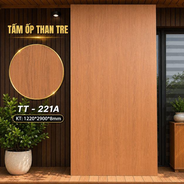 Tấm ốp than tre TT-221A
