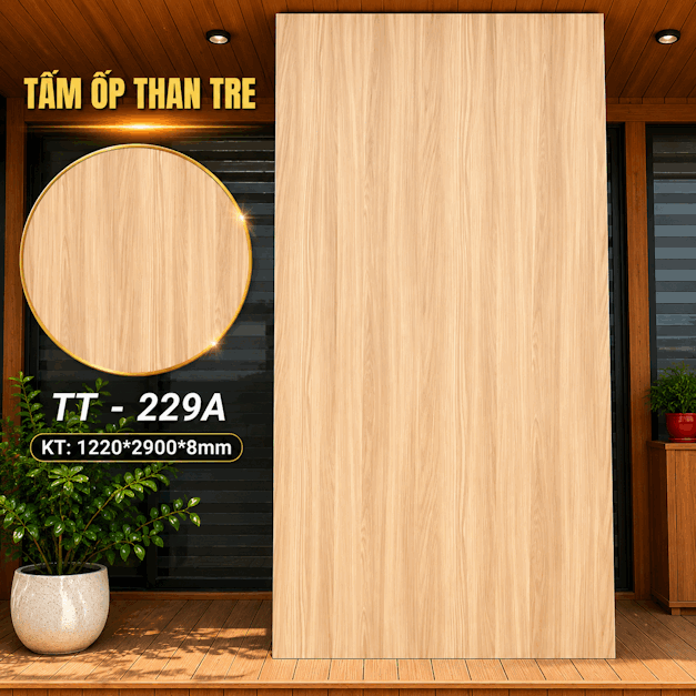 Tấm ốp than tre TT-229A