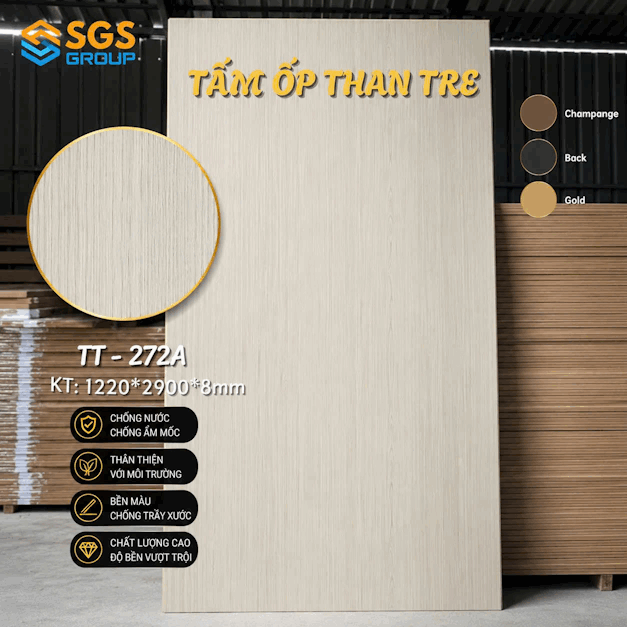 Tấm ốp than tre TT-272A