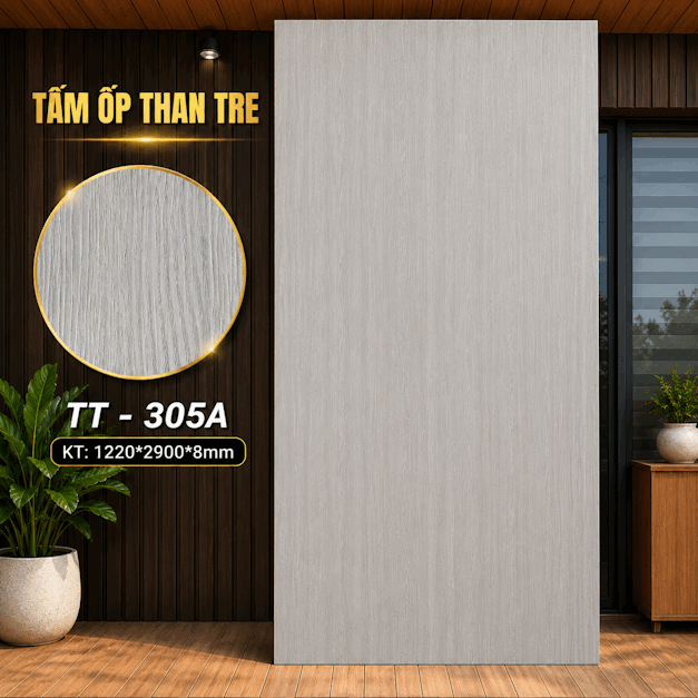 Tấm ốp than tre TT-305A