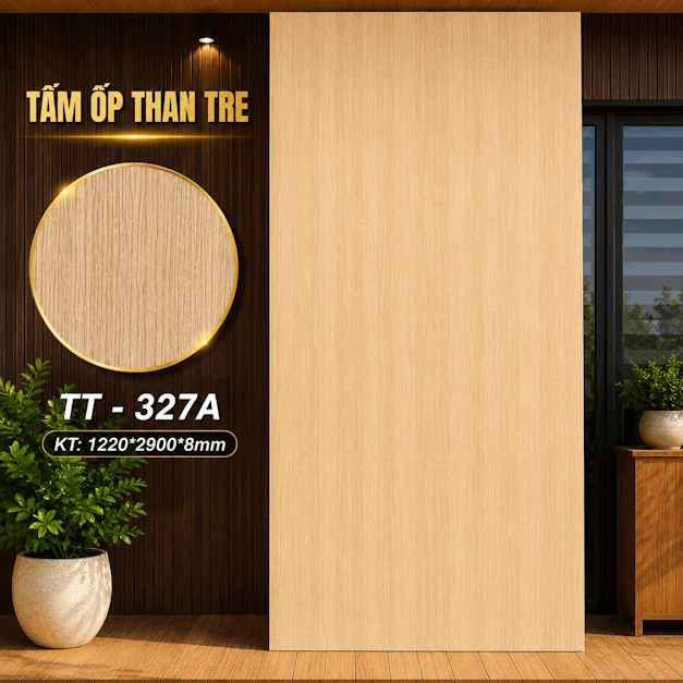 Tấm ốp than tre TT-327A
