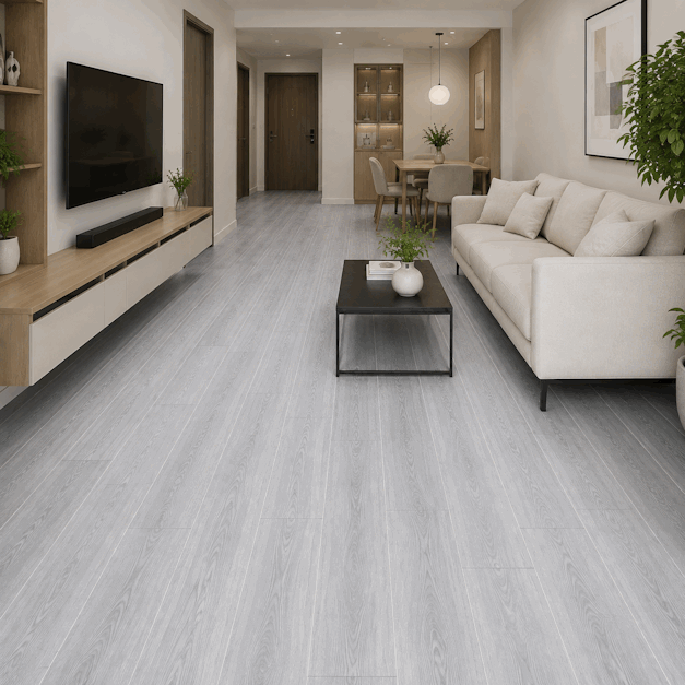 Sàn Nhựa Hèm Khóa SPC 5mm SG 1001 lát sàn