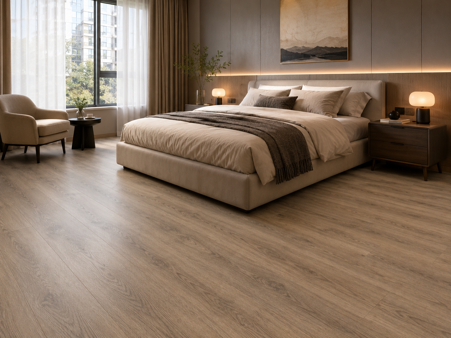 ứng dụng Sàn Nhựa Hèm Khóa 8mm SG PLUS-805
