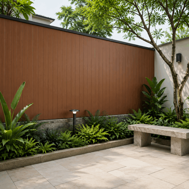 ứng dụng Tấm Ốp ASA Red Wood