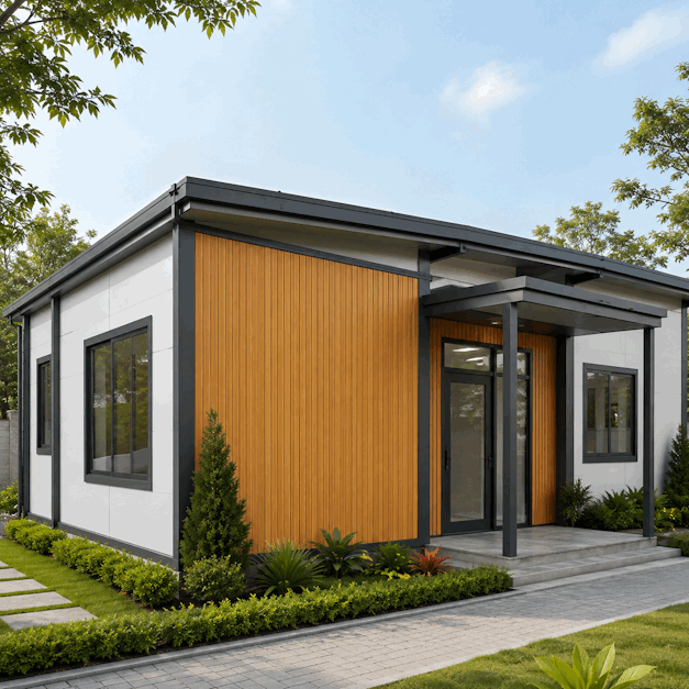 Tấm Ốp ASA Yellow Toning ốp nhà tiền chế