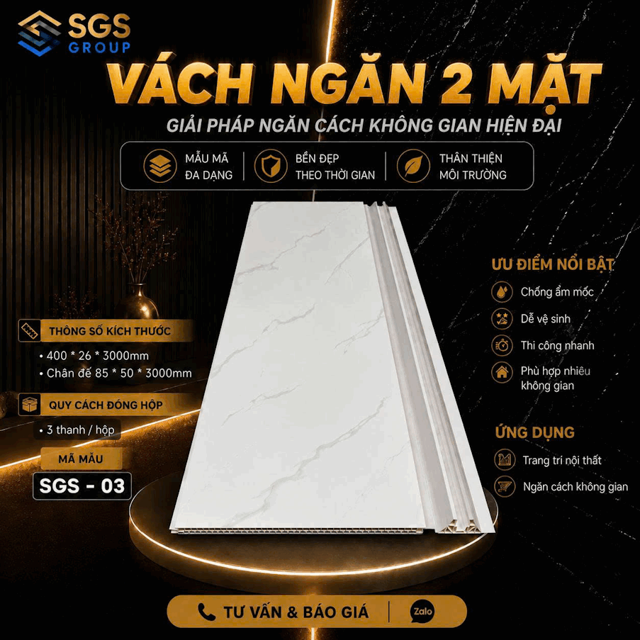 Vách Ngăn 2 Mặt SG-03