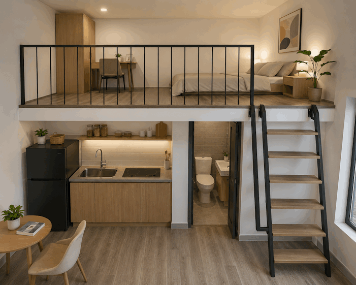 Sàn chịu lực SG-1014 làm gác xép