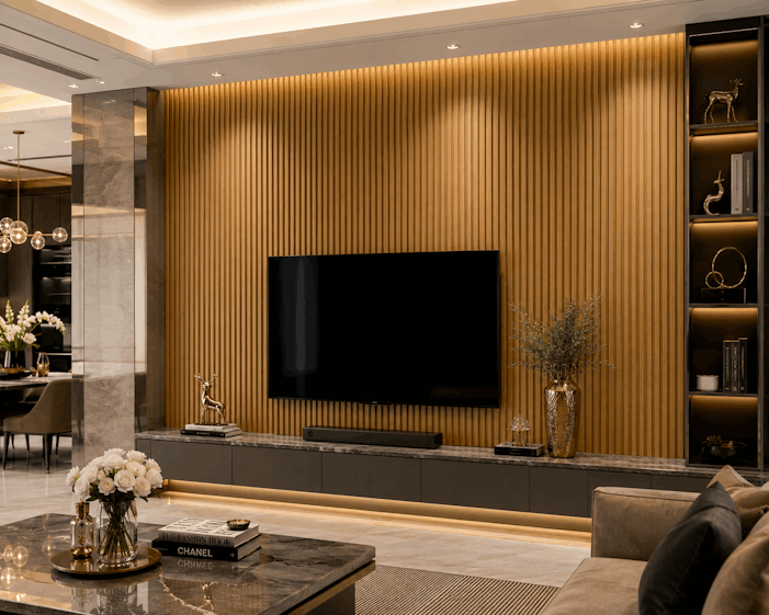 công trình Tấm ốp lam 3 sóng thấp SG-07