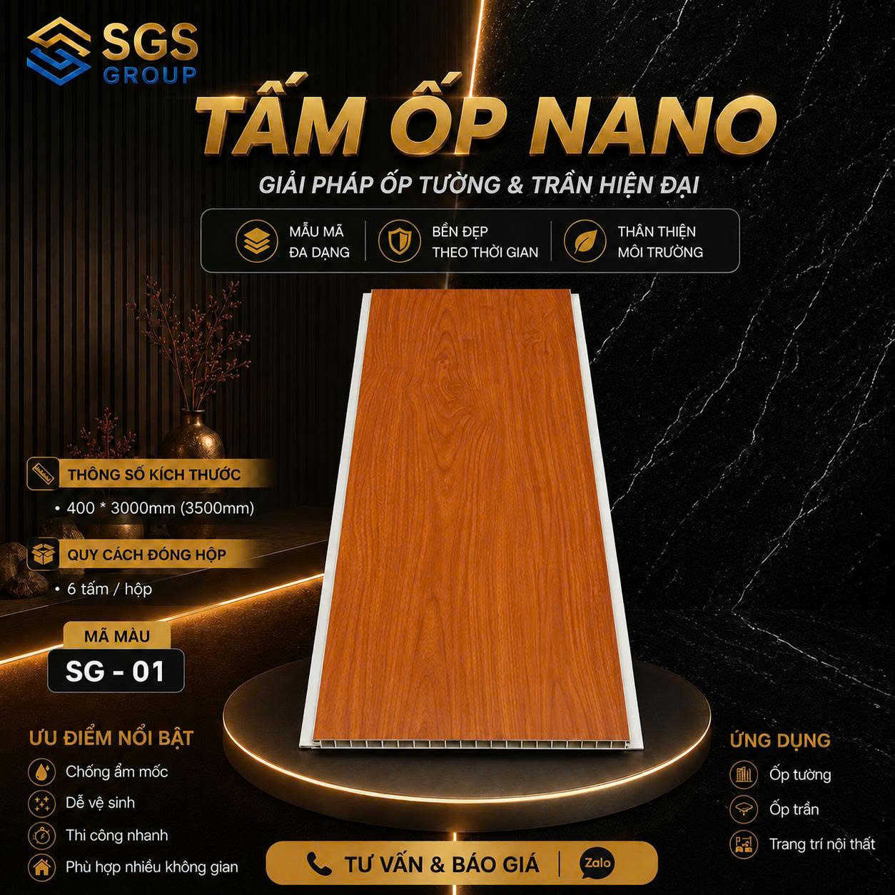Tấm Ốp Nano SG-01