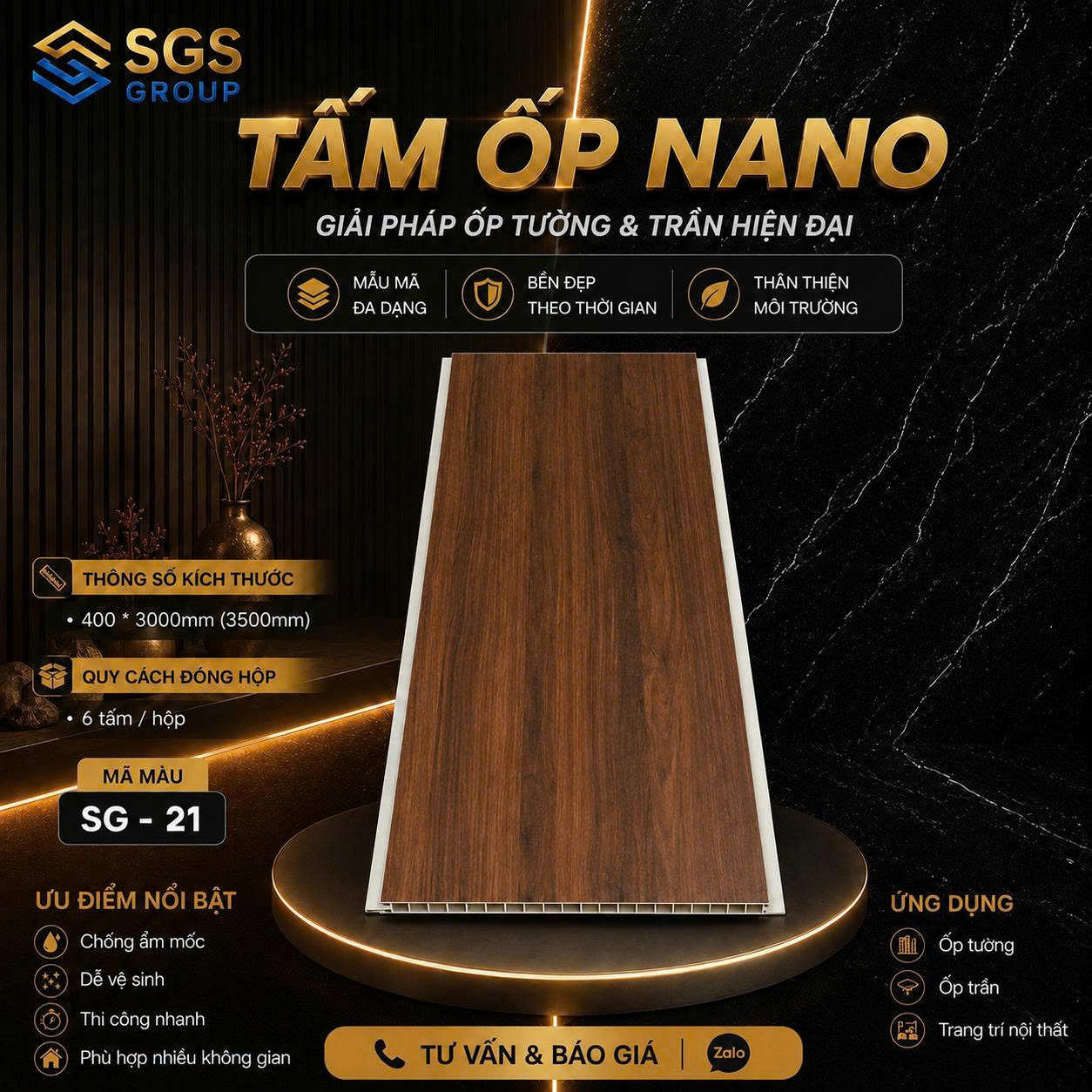 Tấm ốp Nano SG-21