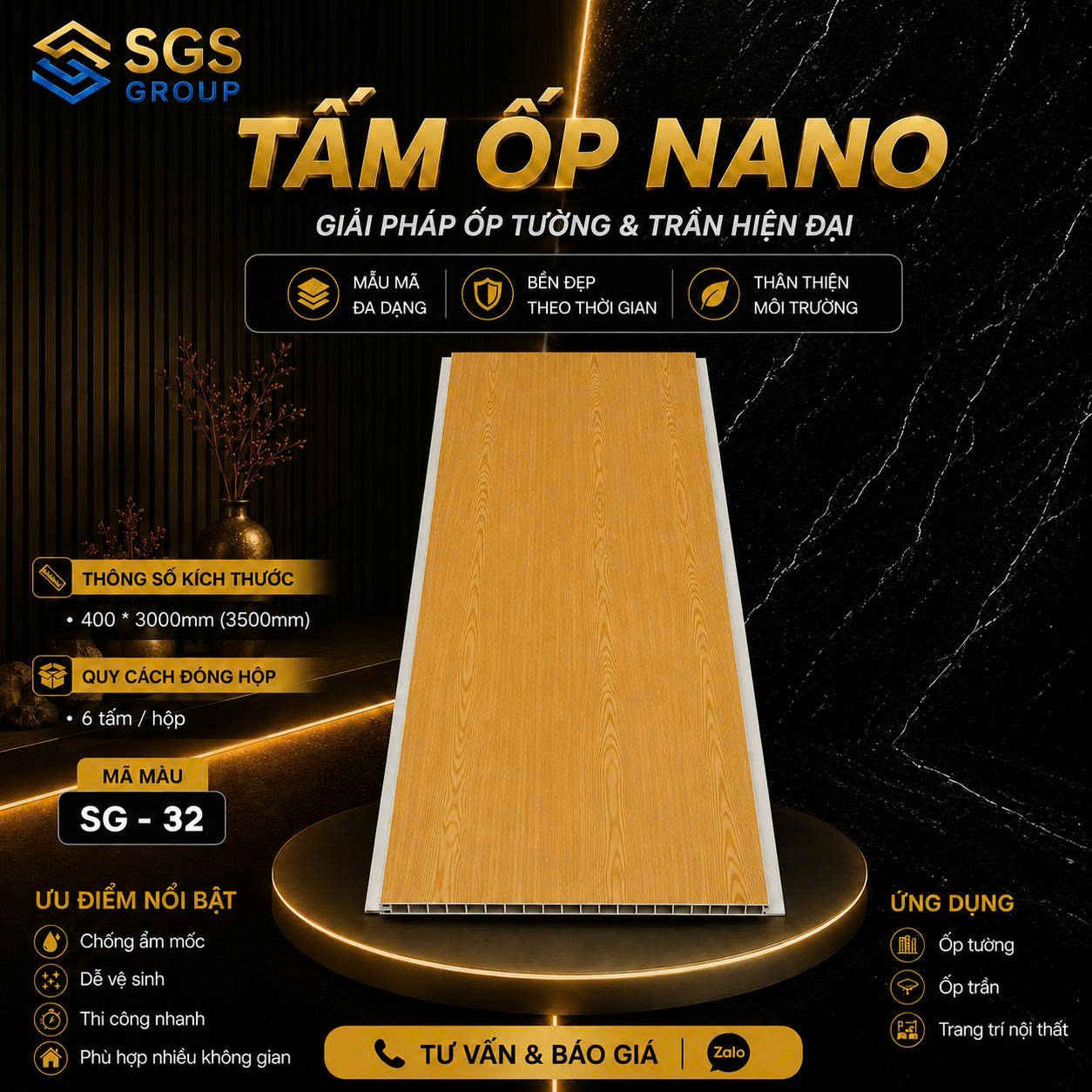 Tấm ốp Nano SG-32
