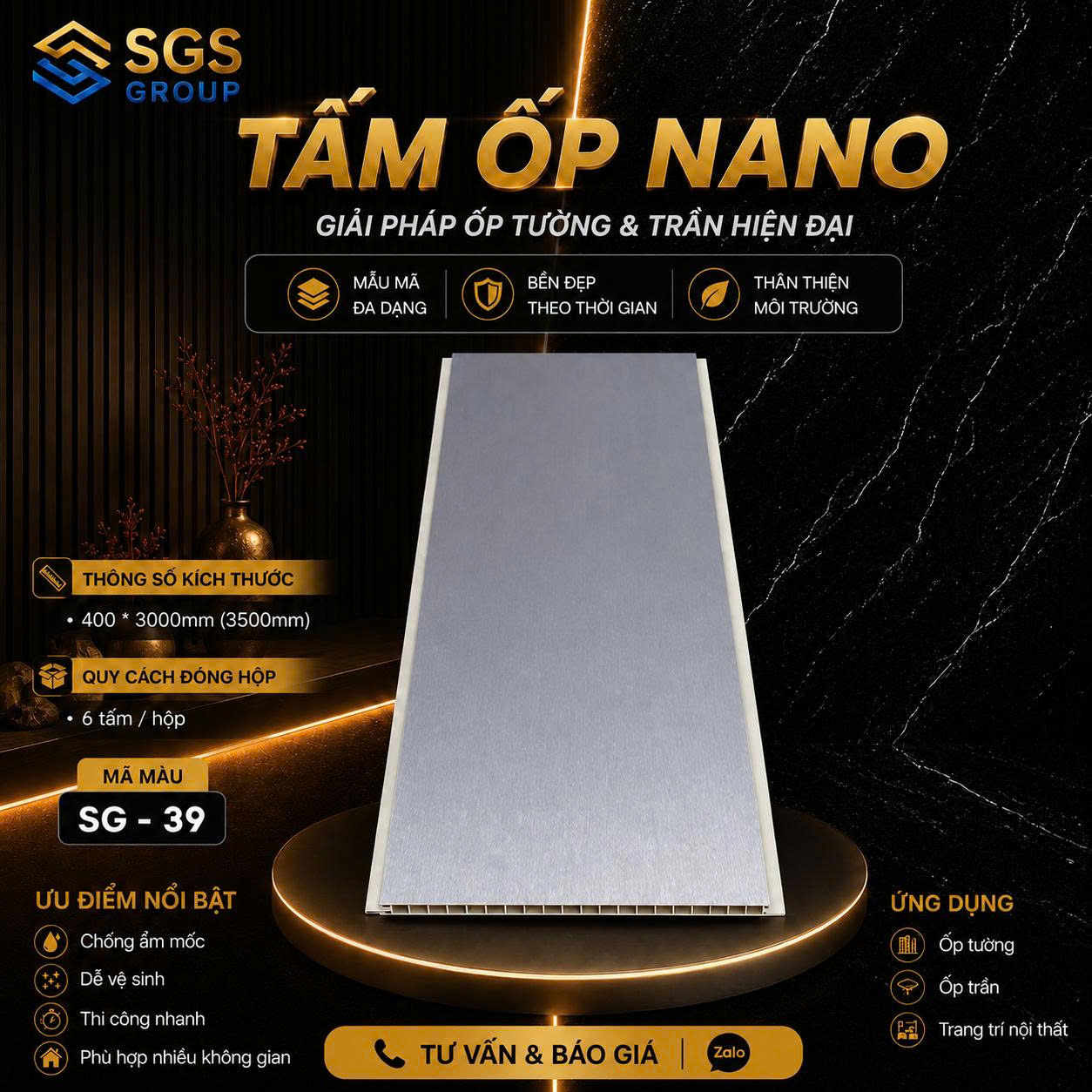Tấm ốp Nano SG-39