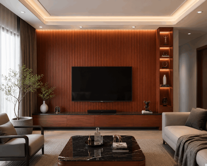 công trình Tấm ốp lam 3 sóng thấp SG-02