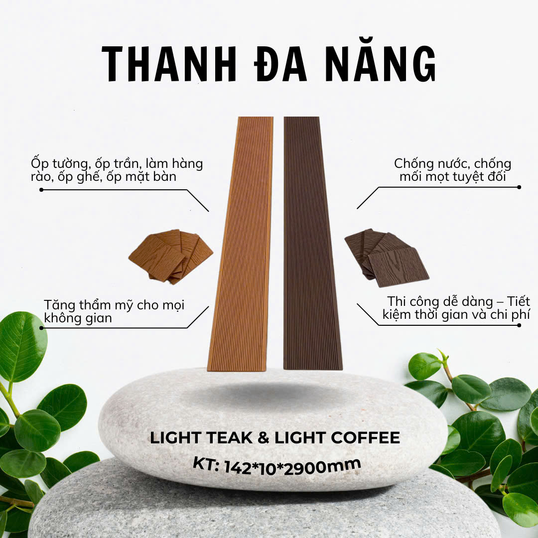 Thanh Đa Năng Light Teak Coffee
